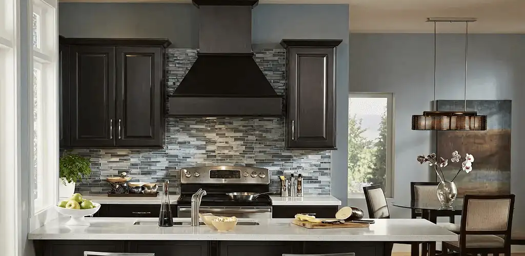 Kitchen cabinet painting and refinishing in a modern kitchen in Boca Raton, FL